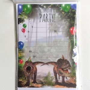 DINOSAUR PARTY INVITATIONS
